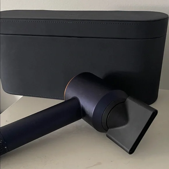 Dyson Blue and Gold Hair Dryer - Picture 1 of 2